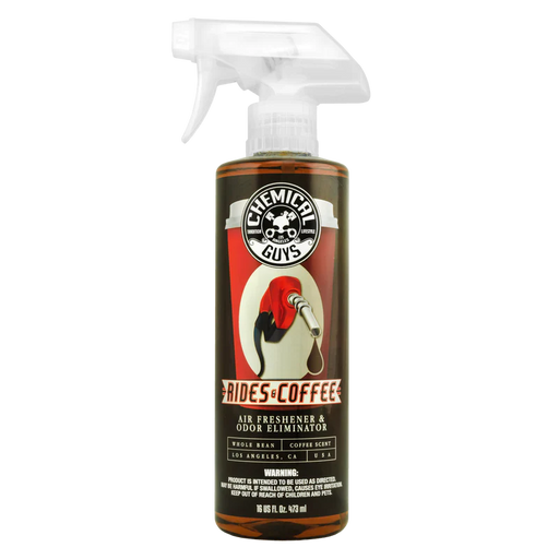 Chemical Guys Rides & Coffee Scent  Air Freshener & Odour Eliminator 16oz