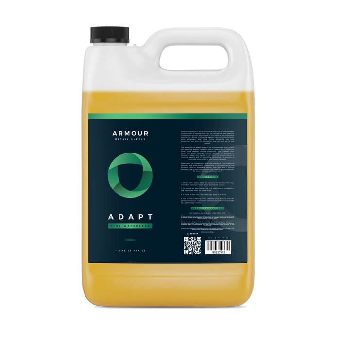 Adapt Waterless Wash & Detailing Spray Armour Detail Supply 1GAL