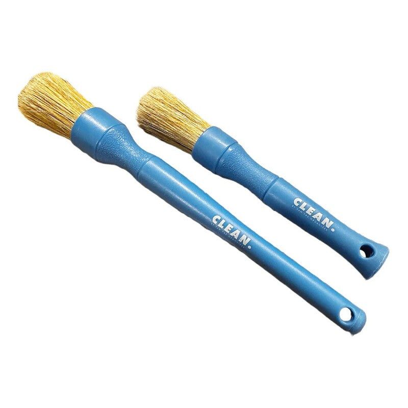 CLEAN. Blue Boars Hair Brush Set