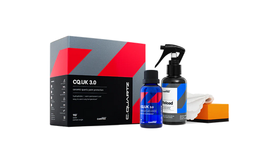 CarPro CQuartz UK 3.0 Edition Ceramic Paintwork Coating Kit & 100ml Reload