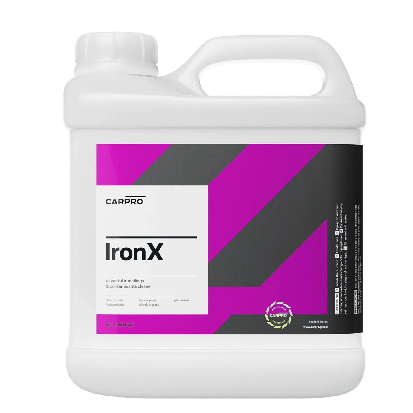 CarPro Iron X Iron Filing & Contaminant Cleaner Cherry Scent 4L
