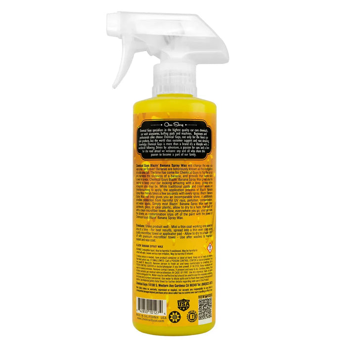 Chemical Guys Blazin’ Banana Spray Wax 16oz