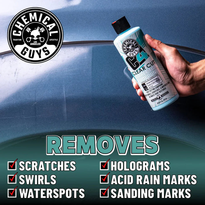 Chemical Guys C4 Clear Cut Correction Compound 16oz