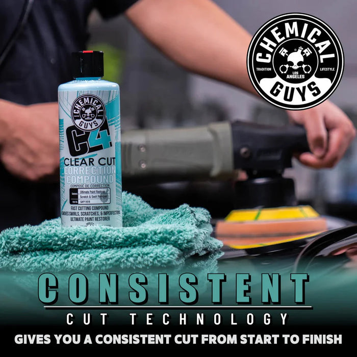 Chemical Guys C4 Clear Cut Correction Compound 16oz