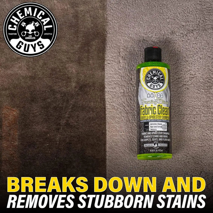 Chemical Guys Foaming Citrus Fabric Clean Carpet & Upholstery Shampoo