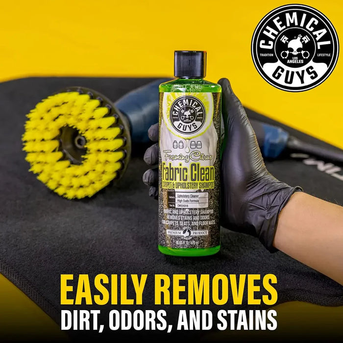 Chemical Guys Foaming Citrus Fabric Clean Carpet & Upholstery Shampoo