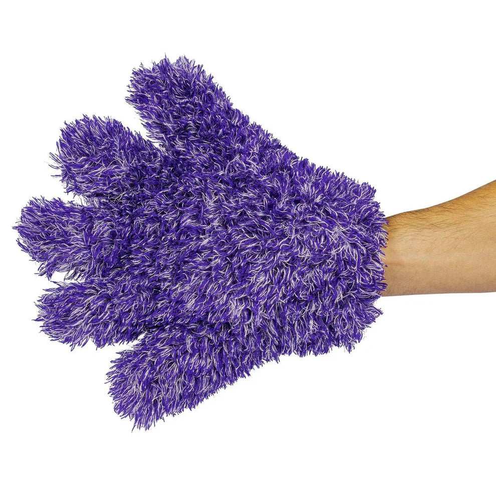 Chemical Guys Furry Five Finger Stranger Helpful Handy Detailing Mitt