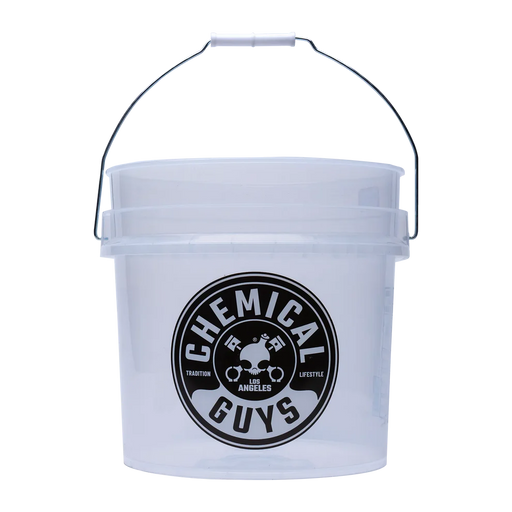 Chemical Guys Heavy Duty Detailing Bucket - Clear Plastic