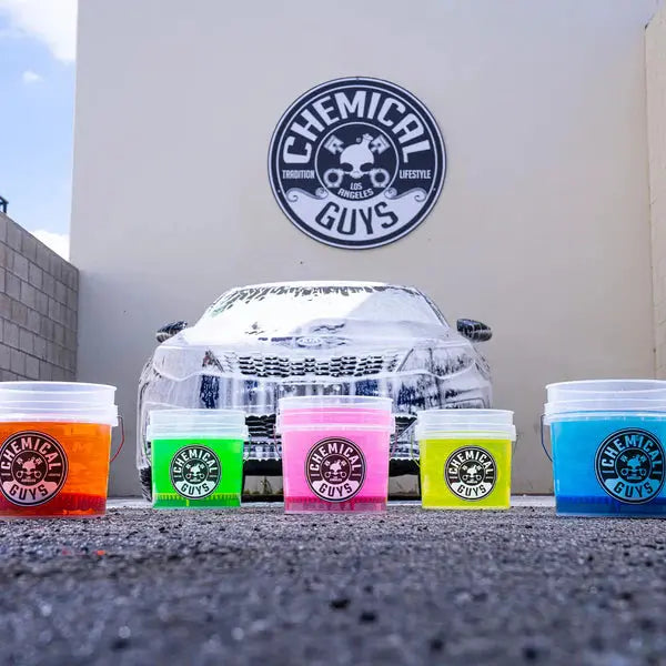 Chemical Guys Heavy Duty Detailing Bucket - Clear Plastic