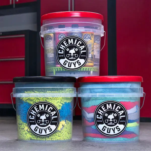 Chemical Guys Heavy Duty Detailing Bucket - Clear Plastic