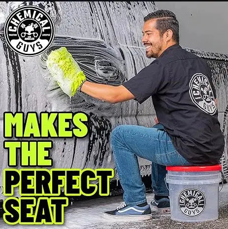 Chemical Guys Heavy Duty Detailing Bucket - Clear Plastic