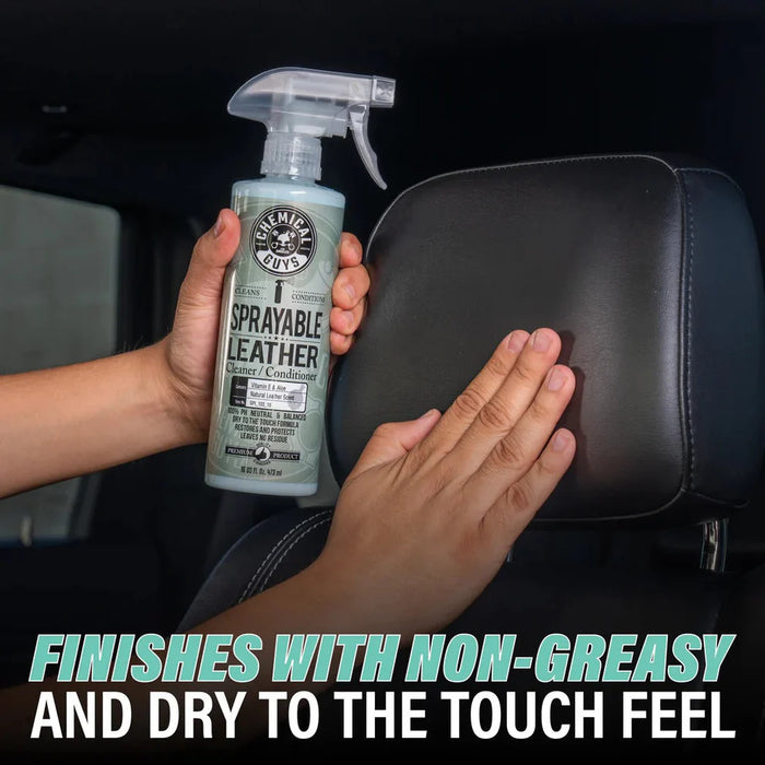 Chemical Guys Sprayable Leather Cleaner & Conditioner with Vitamin E & Aloe 16oz