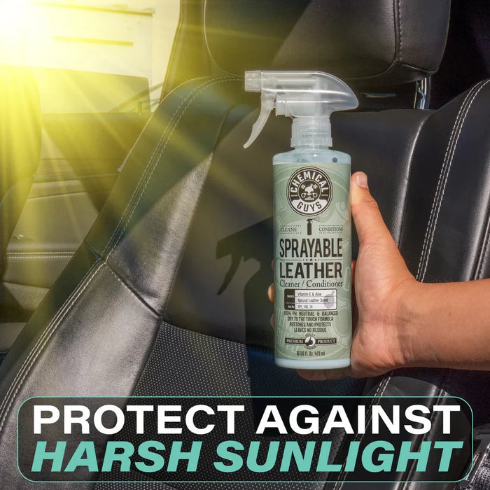 Chemical Guys Sprayable Leather Cleaner & Conditioner with Vitamin E & Aloe 16oz