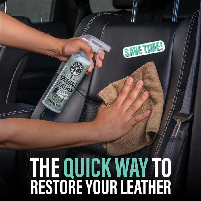 Chemical Guys Sprayable Leather Cleaner & Conditioner with Vitamin E & Aloe 16oz