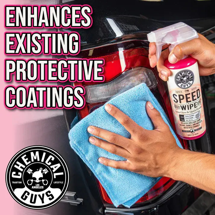Chemical Guys Vintage Speed Wipe Spray & Streak Free Quick Shine 16oz