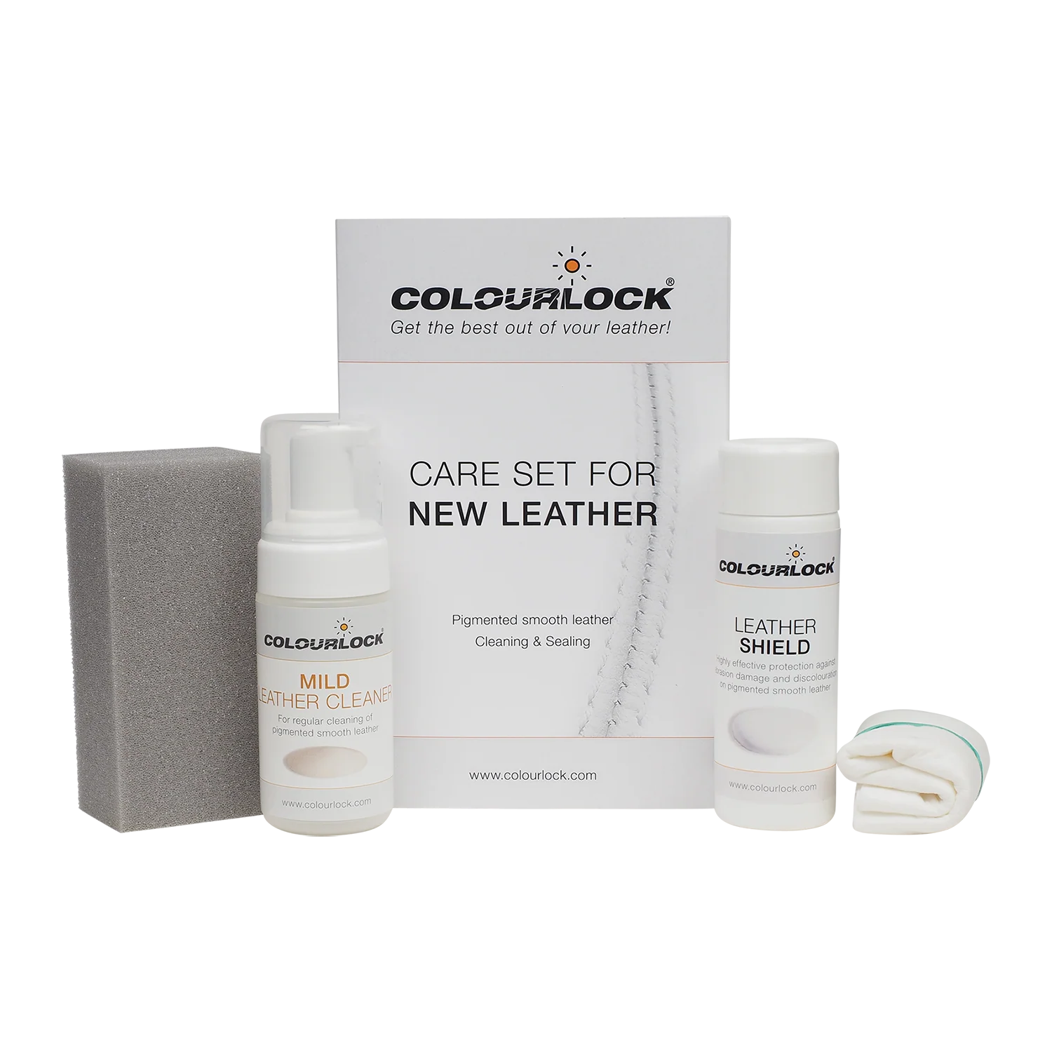 Colourlock New Leather Care Kit - Mild Leather Cleaner & Leather Shield 1L