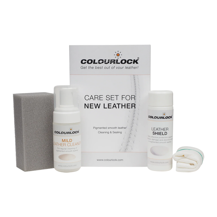 Colourlock New Leather Care Kit - Mild Leather Cleaner & Leather Shield 1L