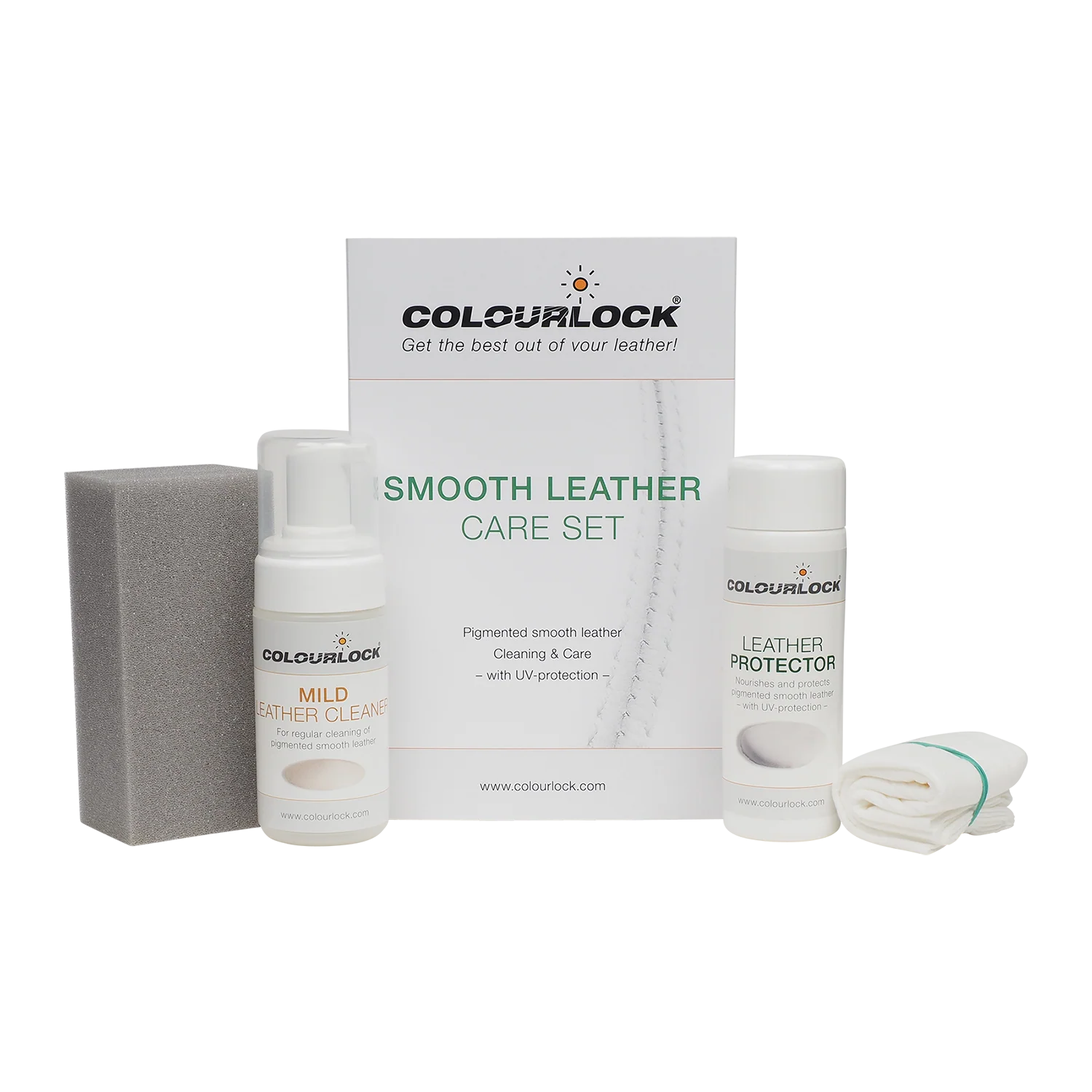 Colourlock Smooth Leather Care Kit - Mild Leather Cleaner & Protector 1L