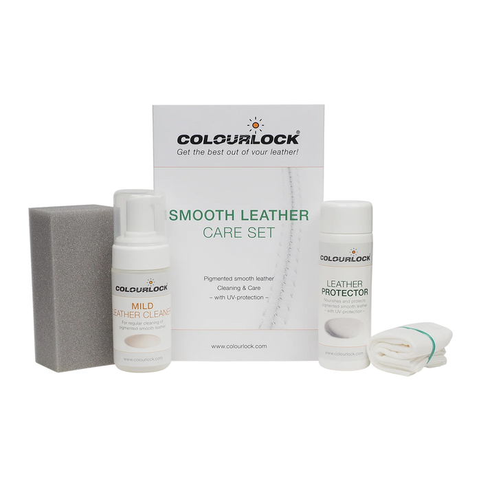 Colourlock Smooth Leather Care Kit - Mild Leather Cleaner & Protector 1L