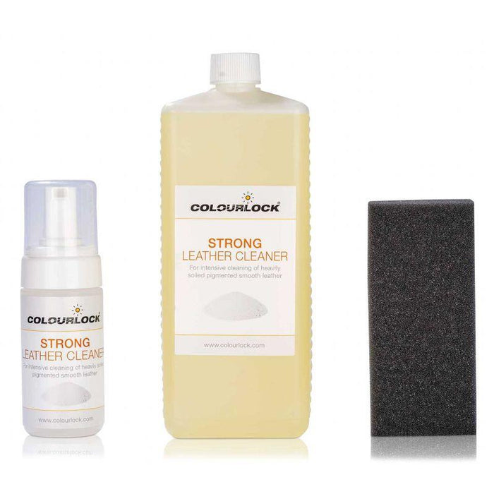 Colourlock Strong Leather Cleaner With Sponge 1L