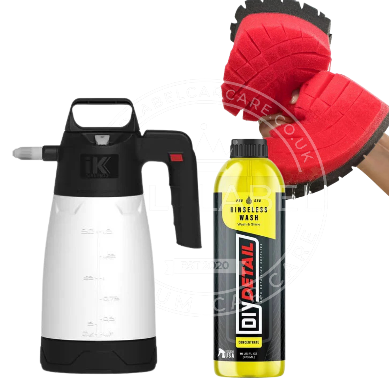 DIY Detail Complete Rinseless System Bundle V2 (16oz) — Gold Label Car ...