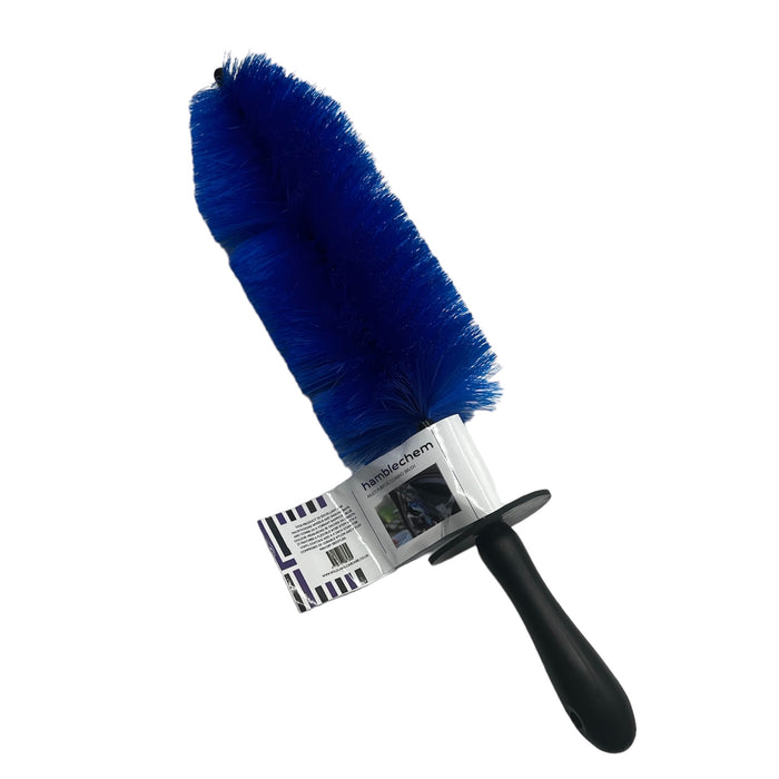 hamblechem Soft Nylon Bristle Blue Wheel Barrel Brush