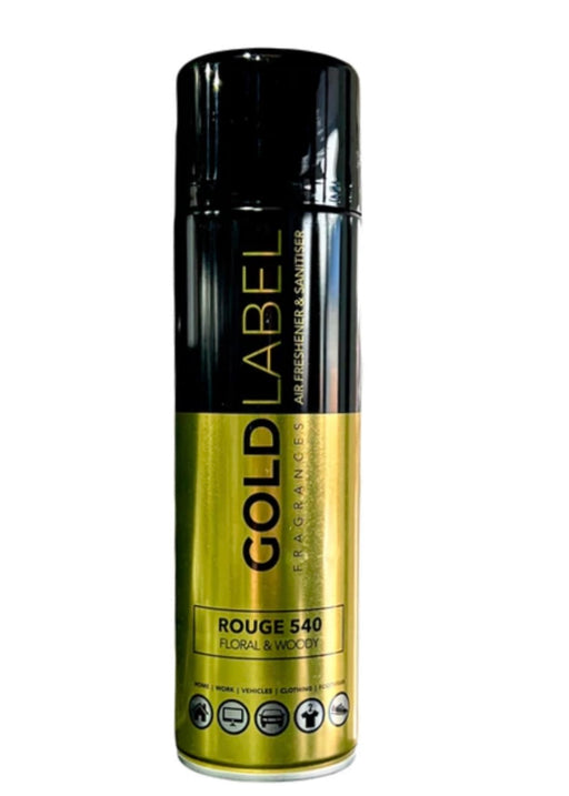 Gold Label Air Freshener & Sanitiser Rouge 540