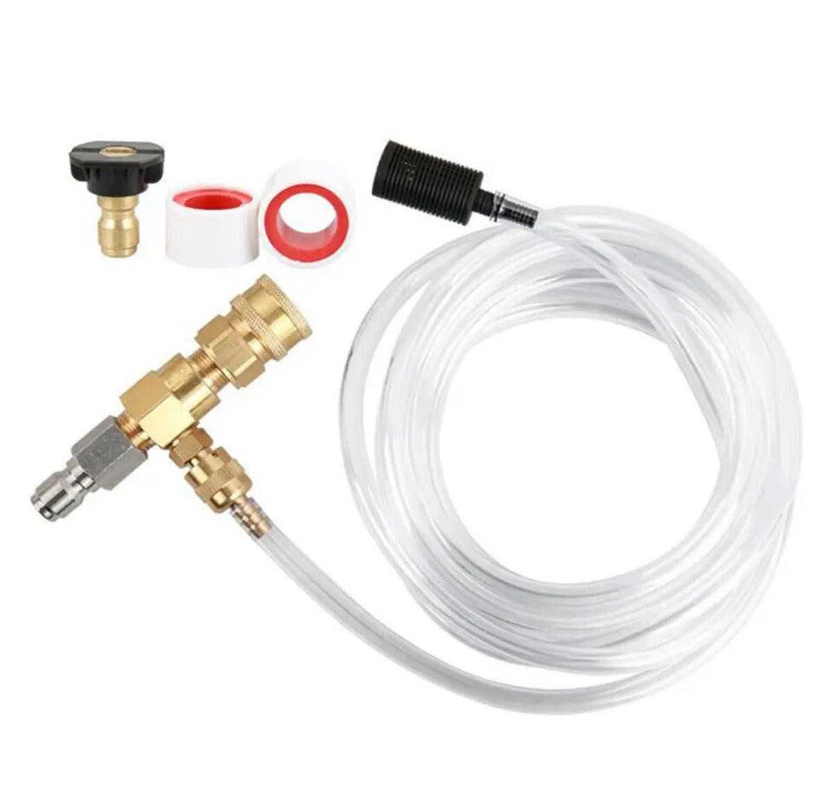 Gold Label 3/8 Quick Release Detergent Injector Coupling Kit — Gold ...