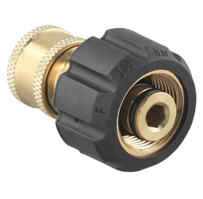 Gold Label 1/4 Quick Connect Female to M22 14 15 Female Adapter for Pressure Washer