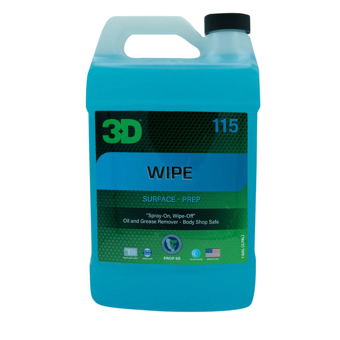  3D Wipe Ceramic Coating Surface Prep 1 GAL