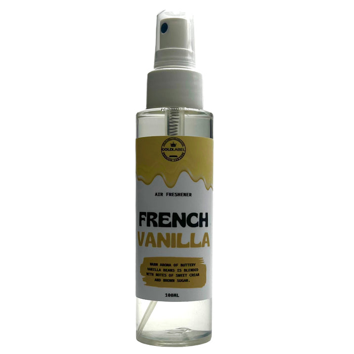 Gold Label Fragrances 100ml Room, Fabric & Interior Air Freshener Sprays