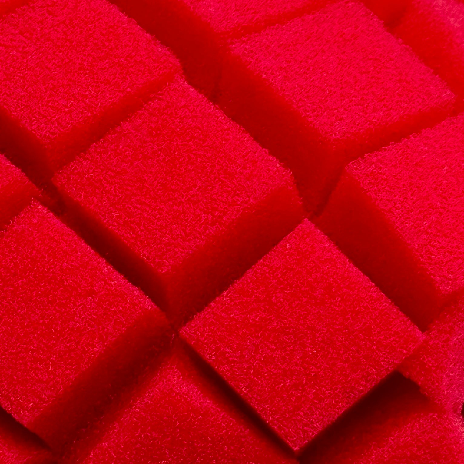 Rinseless Wash sponge for vehicles red foam dirt catching 