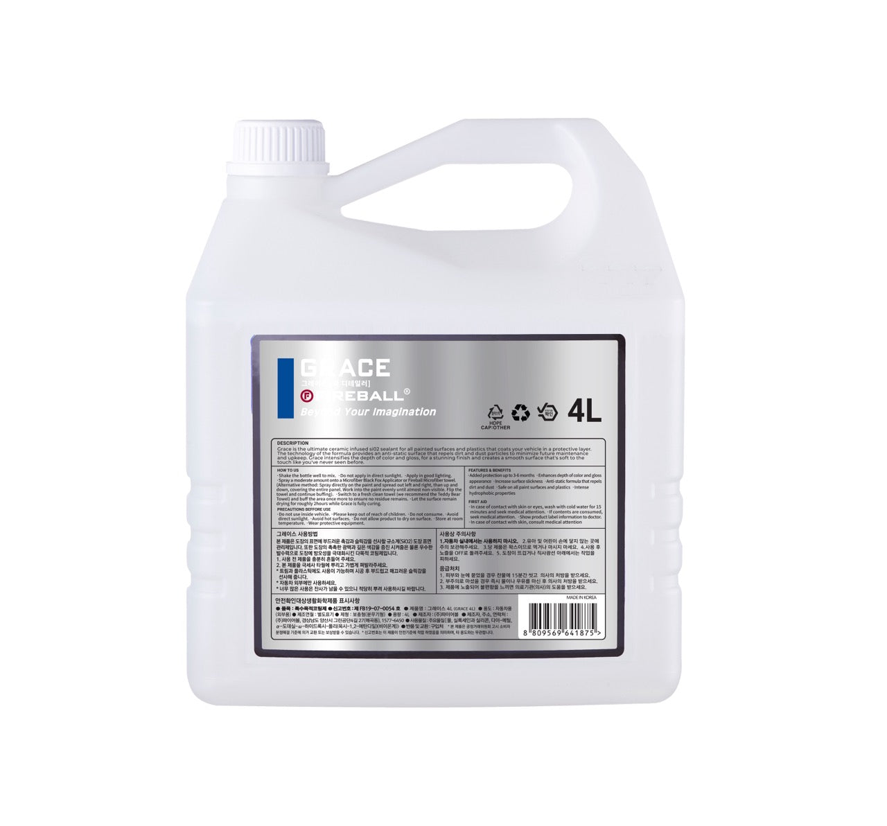 Fireball Grace SiO2 Sealant 4L