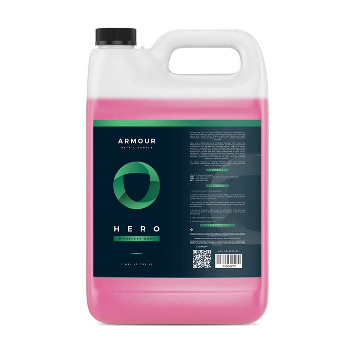 HERO Rinseless Wash Armour Detail Supply 1GAL