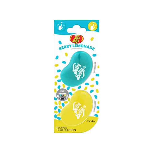 Jelly Belly Mini Duo Mix Vent Clip Air Freshener Berry Lemonade