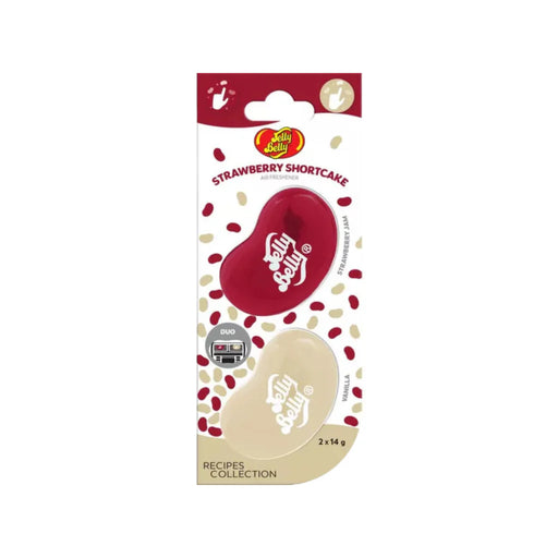 Jelly Belly Mini Duo Mix Vent Clip Air Freshener Strawberry Shortcake