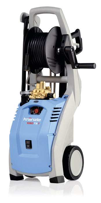 Kranzle K1050 TST (Wheeled Version Including Hose-Reel, Steel-Braided Hose & Dirtkiller Lance)