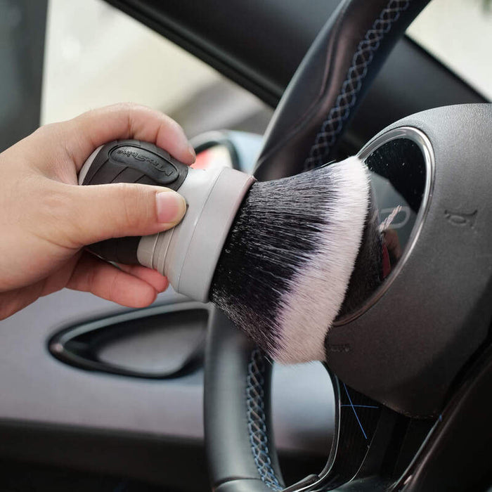 Maxshine Curved Grip XL Detailing Brush (Grey)