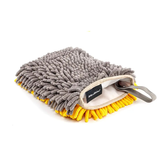 Maxshine Noodle Wash Mitt - Dual Sided (Grey/Yellow)