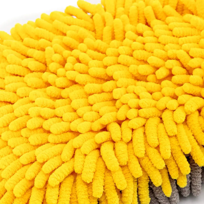 Maxshine Noodle Wash Mitt - Dual Sided (Grey/Yellow)