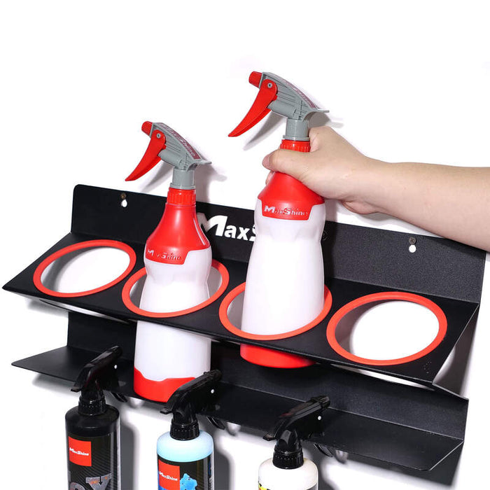 Maxshine Extra Large Wall Mounted Spray Bottle & Compound Holder