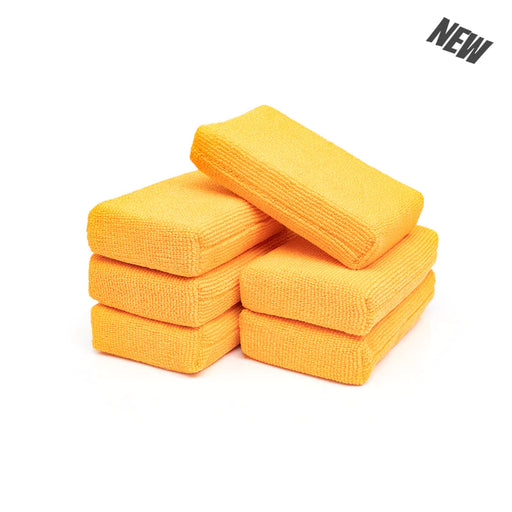 The Rag Company Pearl Applicator Sponge - Orange (Pack Of 6)