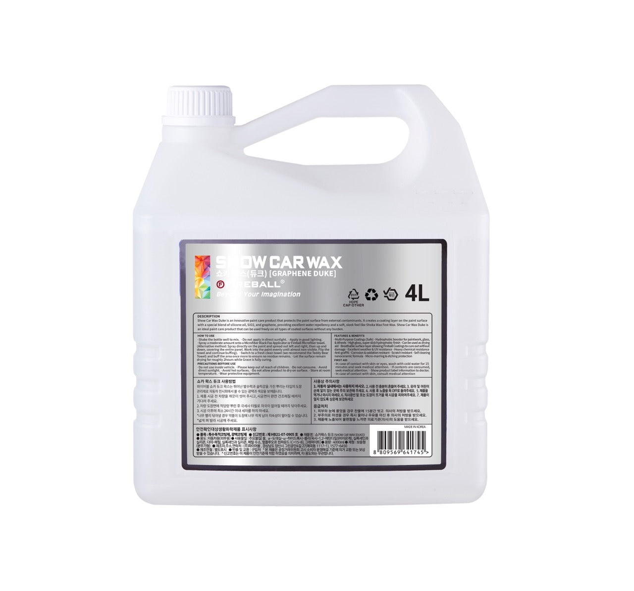 Fireball Show Car Wax Duke 4L