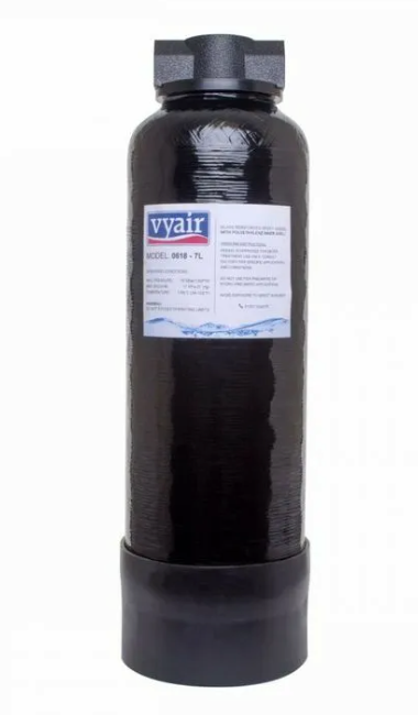 Vyair 7L Resin Water Filter Vessel Black