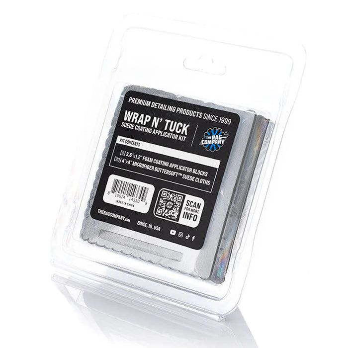 The Rag Company Wrap N Tuck Suede Coating Applicator Kit
