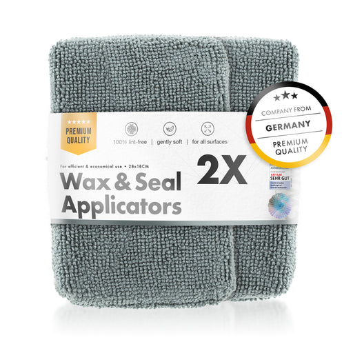 chemicalworkz Microfibre Waxing/Sealant Applicator (2 Pack, Grey)