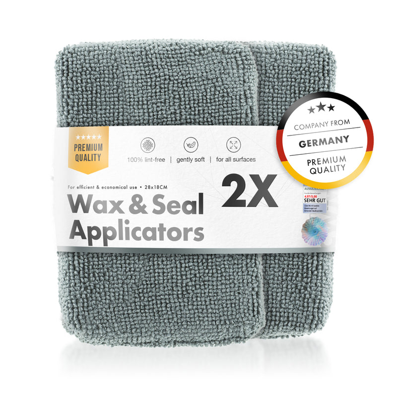chemicalworkz Microfibre Waxing/Sealant Applicator (2 Pack, Grey)