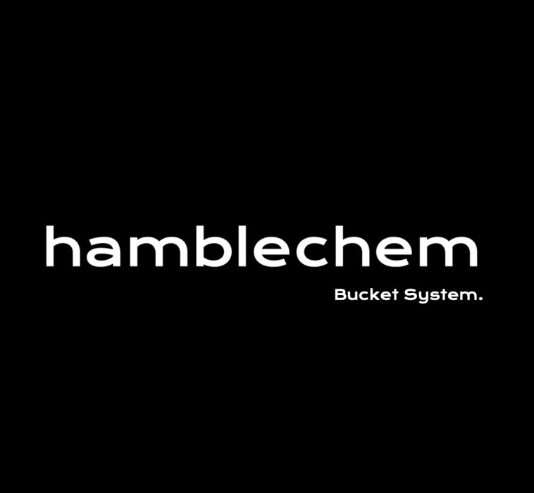 hambleChem Complete Bucket System - Bucket, Bucket Organiser & Grit Guard
