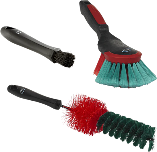 Vikan Ultimate Detailers 3 Brush Set