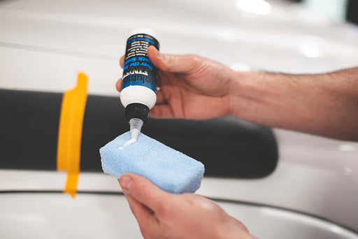 The Rag Company 2 x 4 Microfiber Terry Detailing Sponge Applicator - Blue